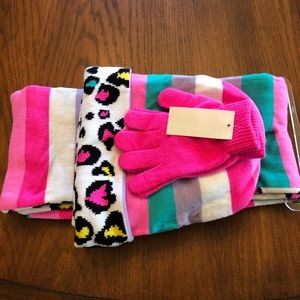 Girls Hat & Scarf Set